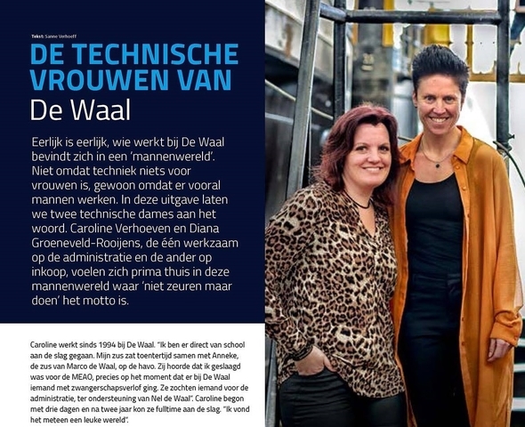 De technische vrouwen van De Waal